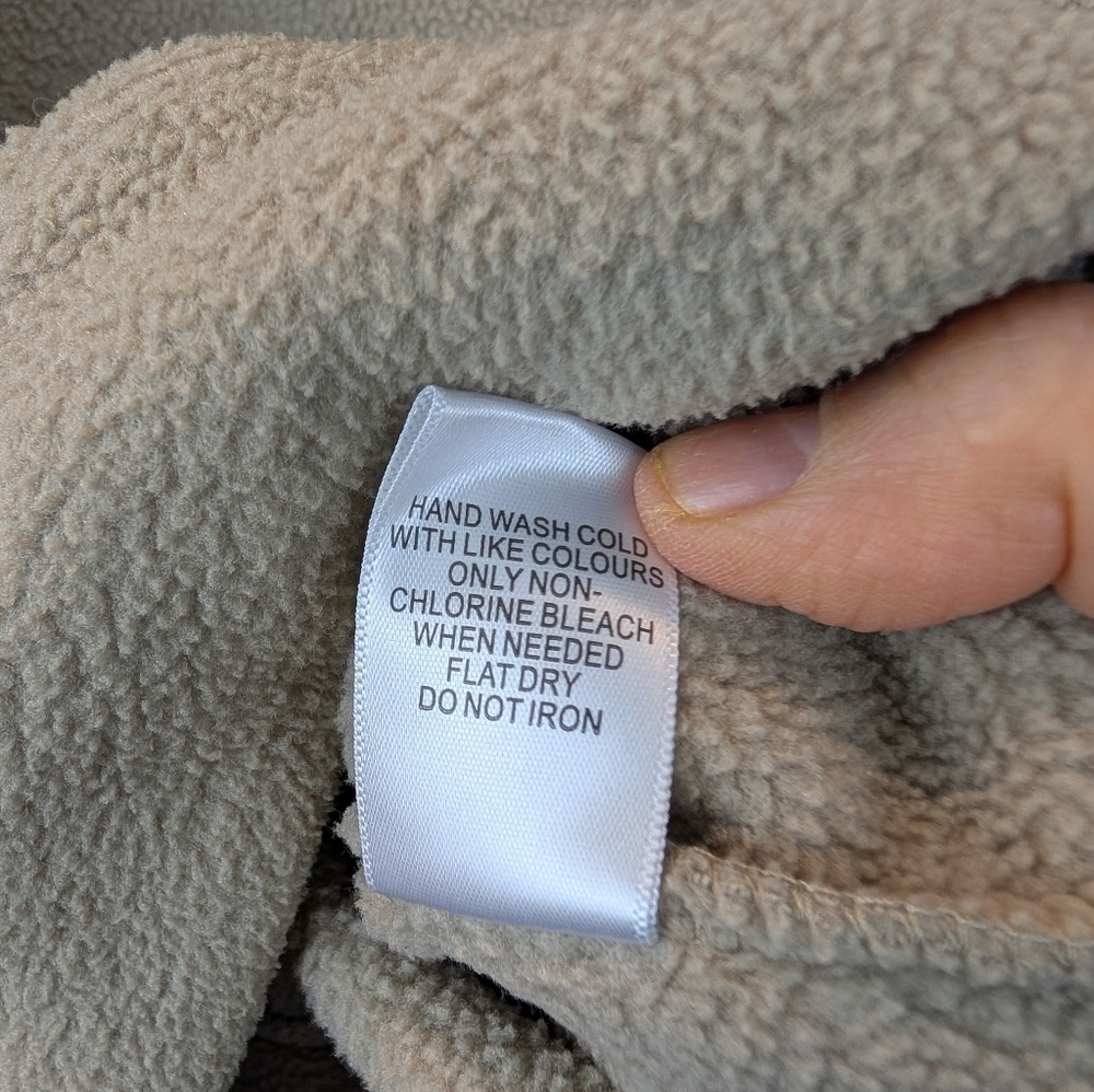 Essentials Polar Fleece Hoodie size XS oversized in EUC - Picture 10 of 13
